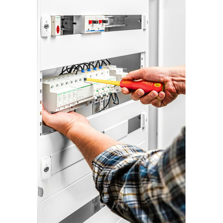 Krysskruvmejsel 1000 V, SL/PH2 x 100 mm stål