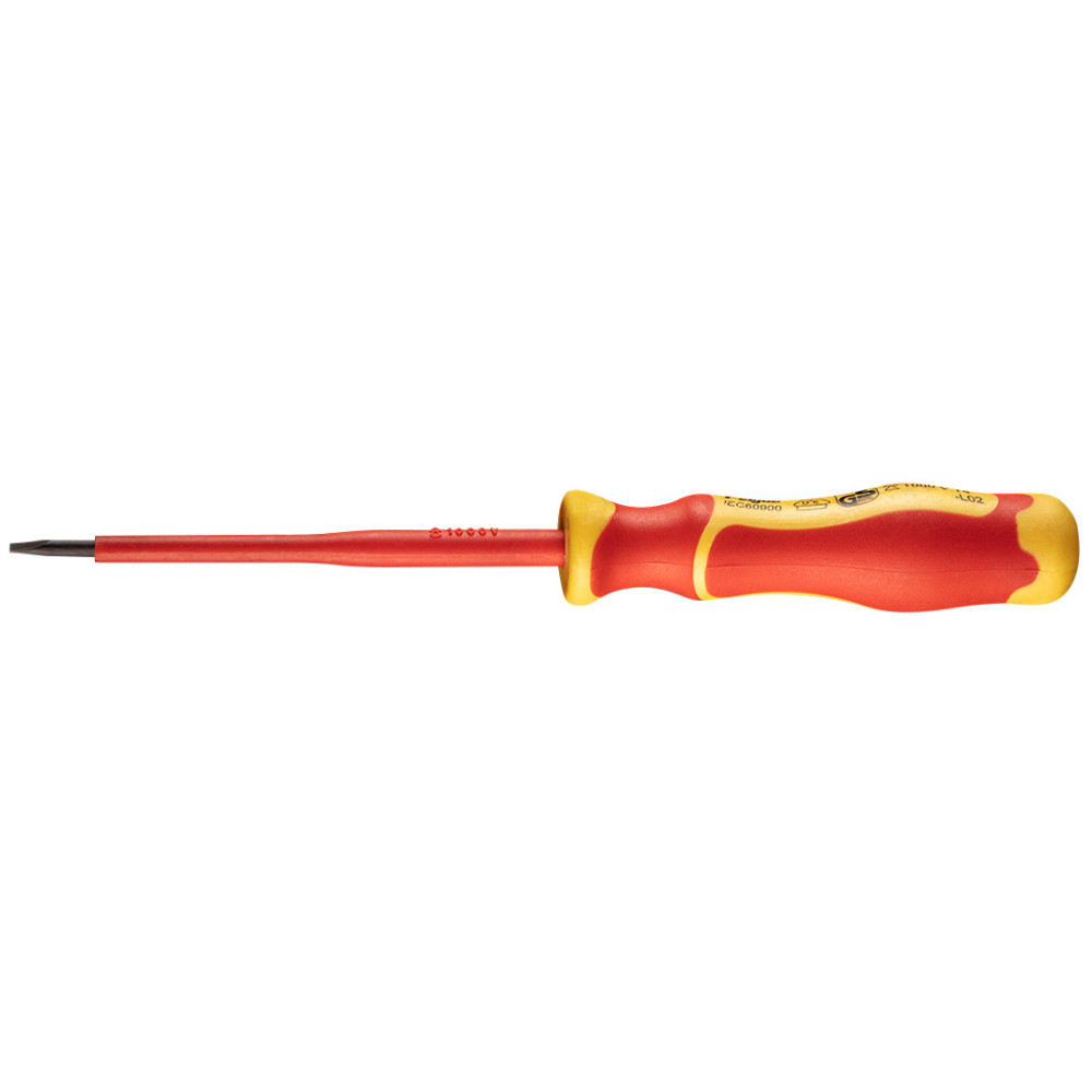 Platt skruvmejsel 0,6*3*100, 1000V Platt skruvmejsel 0,6*3*100, 1000V
