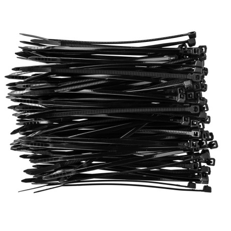 Bandklämmor 2,5 x 100 mm, 100 st, svarta