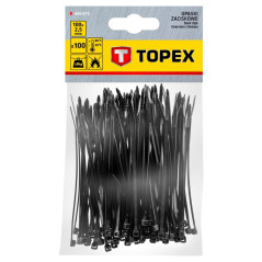 Bandklämmor 2,5 x 100 mm, 100 st, svarta