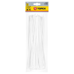 Bandklämmor 3,6 x 300 mm, 100 st, vita