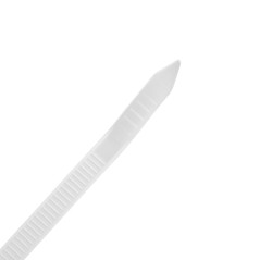 Bandklämmor 3,6 x 300 mm, 100 st, vita