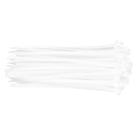 Strypklämmor 4,8 x 200 mm, 75 st, vita