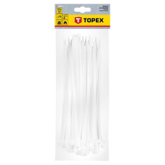 Strypklämmor 4,8 x 200 mm, 75 st, vita