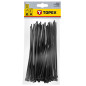Bandklämmor 4,8 x 200 mm, 75 st, svarta