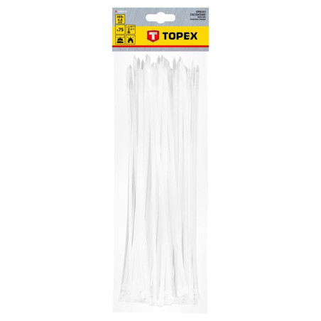 Spännband 4,8 x 300 mm, 75 st, vita