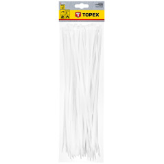 Strypklämmor 4,8 x 370 mm, 75 st, vita