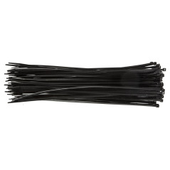 Justeringsspännen 4,8 x 370 mm, 75 st, svarta