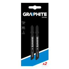 Sågblad för sticksåg, 12 TPI, T-handtag, set om 2 stycken.