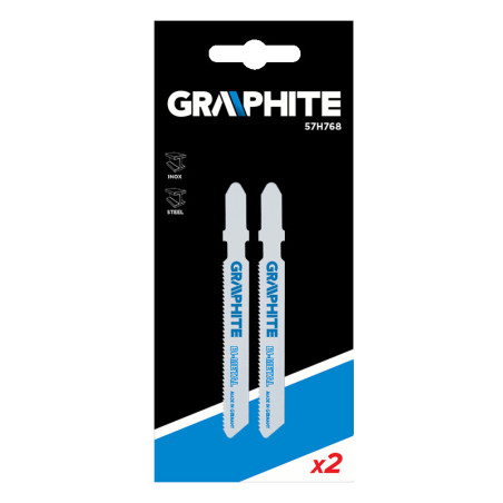 Sågblad för sticksåg, 21TPI, T-handtag, set om 2 st.