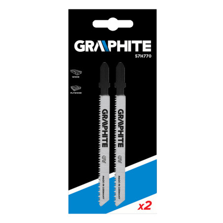 Sågblad för sticksåg, 15TPI, T-typ handtag, set om 2 stycken.