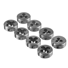 Skärningsverktyg och gängverktyg M3-M12, set med 20 stycken.