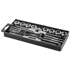 Skärningsverktyg och gängverktyg M3-M12, set med 20 stycken.