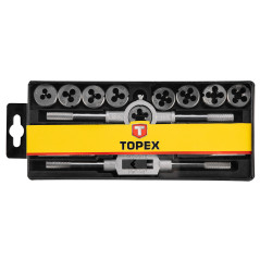 Skärningsverktyg och gängverktyg M3-M12, set med 20 stycken.