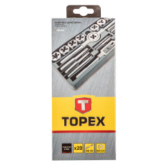 Skärningsverktyg och gängverktyg M3-M12, set med 20 stycken.