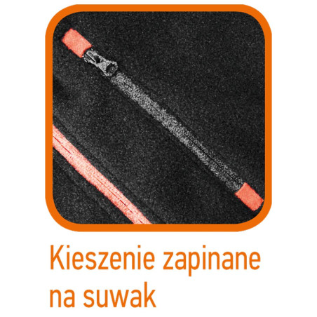 Fleecefleecetröja, svart, storlek L/52