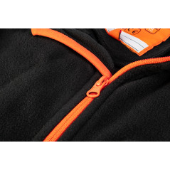 Fleecefodrad tröja, svart, storlek XL/56