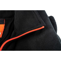 Fleecefodrad tröja, svart, storlek XL/56