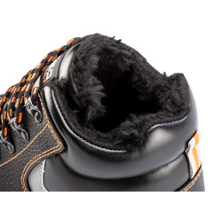 Arbetsskor med värmeisolerad S3 SRC, stålhätta och stålinlägg, storlek 40.