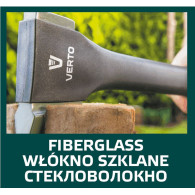 Siekiera 1350g, obuch 800g, trzonek włókno, 28'