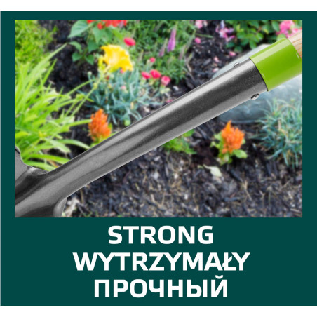 Spade för plantor, trähandtag, plasthandtag