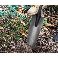 Spade för plantor, trähandtag, plasthandtag