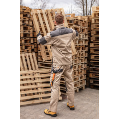 Arbetsblus 2 i 1 COTTON, storlek S/48