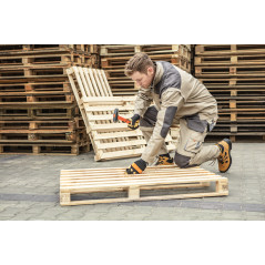 Arbetsblus 2 i 1 COTTON, storlek S/48