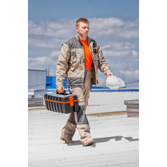 Arbetsblus 2 i 1 i bomull, storlek XXL/58.