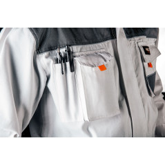 Arbetsjacka vit, HD, storlek L/52