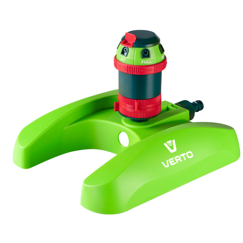 Sektorspridare, 6-funktionell med drivning, justerbar räckvidd