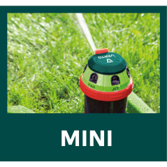 Sektorspridare, 6-funktionell med drivning, justerbar räckvidd