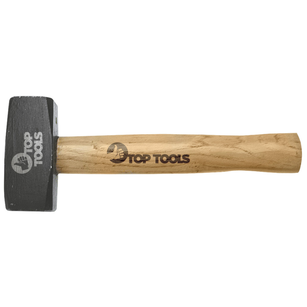 Młotek dwuobuchowy 1000 g, trzonek drewniany Młotek dwuobuchowy 1000 g, trzonek drewniany