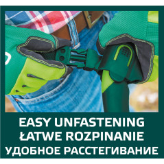 Trädgårdssåg med skyddsfodral