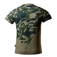 T-shirt arbetskläder med CAMO-tryck, storlek M