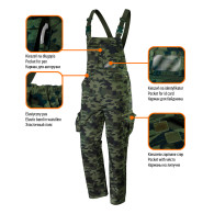 Ogrodniczki robocze CAMO, rozmiar L