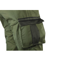 Ogrodniczki robocze CAMO olive, rozmiar L