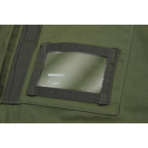 Ogrodniczki robocze CAMO olive, rozmiar XL