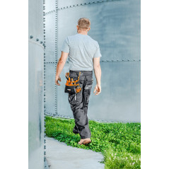 Verktygficka med 8 fack, metallhandtag