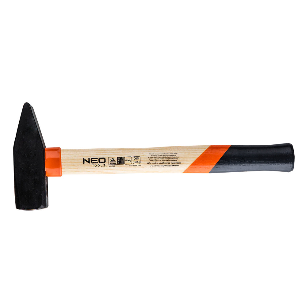 Młotek ślusarski 1500 g, trzonek jesionowy Młotek ślusarski 1500 g, trzonek jesionowy