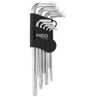 Torx-nycklar, set med 9 stycken.