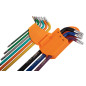 Torx-nycklar T10-50, set med 9 stycken, färgglada