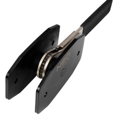 Separeringsverktyg för bromsok med räfflad yta.