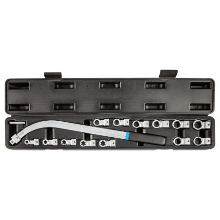 Nyckel för att demontera spännare med utbytbara spetsar - set med 14 stycken.