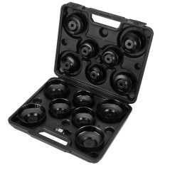 Hylsnyckelsats för oljefilter - 16 delar.