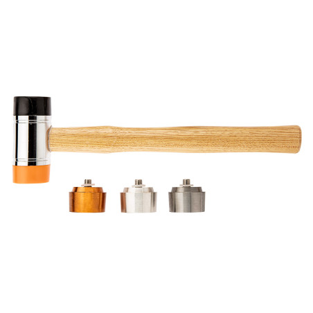 En hammare med utbytbara spetsar 660g/45mm