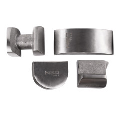 Sats med 7 plåtslagarhammare.