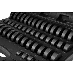 Ett set för montering av lager, tätningar och gummikomponenter - set med 51 delar.