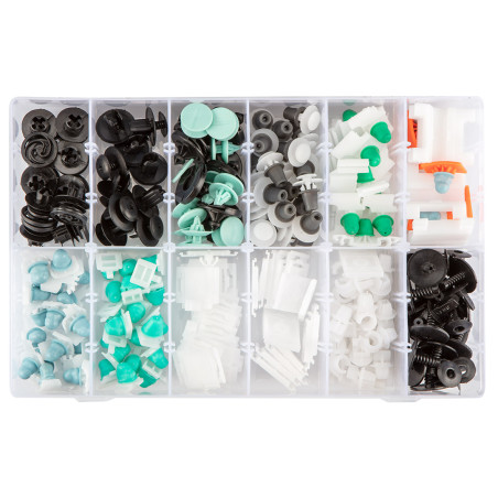 Set med 160 st Audi-bilklämmor