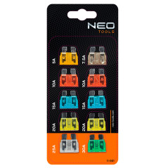 Säkringsset för bilar, 10 stycken